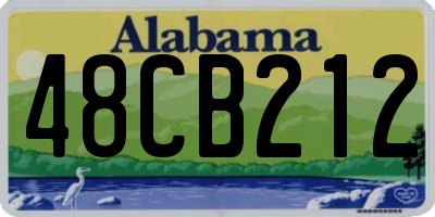 AL license plate 48CB212