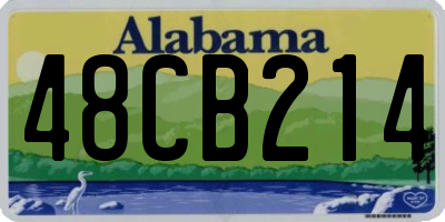 AL license plate 48CB214