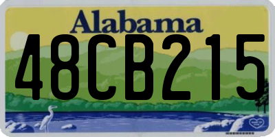 AL license plate 48CB215