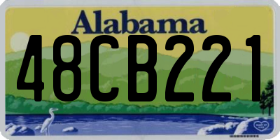 AL license plate 48CB221