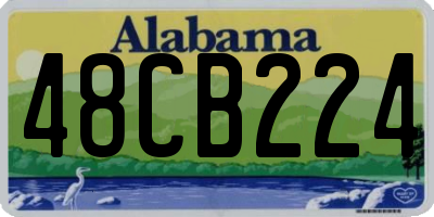 AL license plate 48CB224
