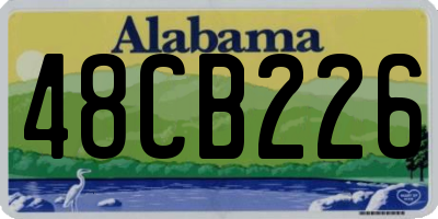 AL license plate 48CB226