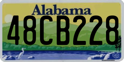 AL license plate 48CB228