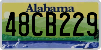 AL license plate 48CB229