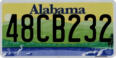AL license plate 48CB232