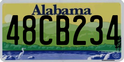 AL license plate 48CB234