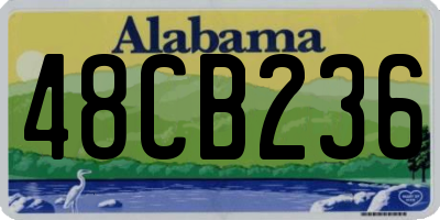 AL license plate 48CB236