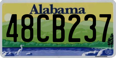 AL license plate 48CB237