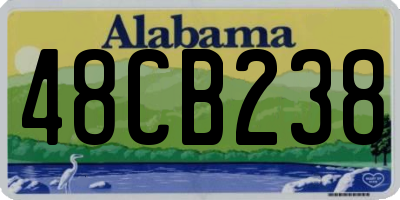 AL license plate 48CB238