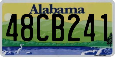 AL license plate 48CB241