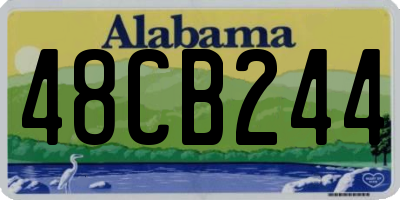 AL license plate 48CB244