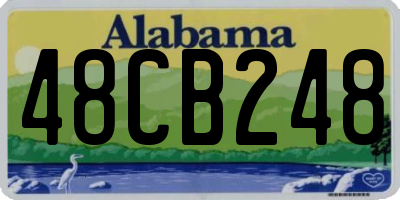AL license plate 48CB248