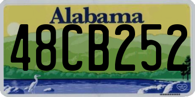 AL license plate 48CB252