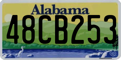 AL license plate 48CB253