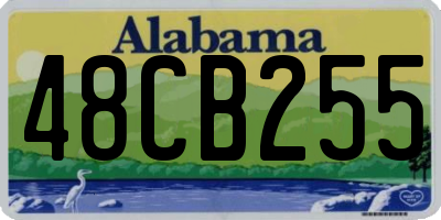 AL license plate 48CB255