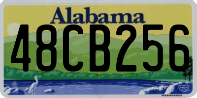 AL license plate 48CB256