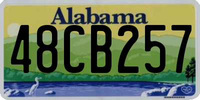 AL license plate 48CB257