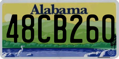 AL license plate 48CB260