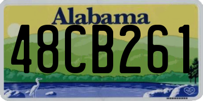 AL license plate 48CB261