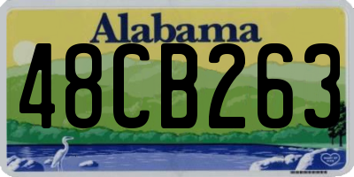 AL license plate 48CB263