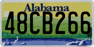 AL license plate 48CB266