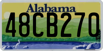 AL license plate 48CB270