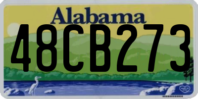 AL license plate 48CB273