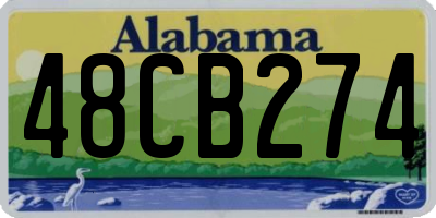 AL license plate 48CB274