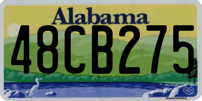 AL license plate 48CB275