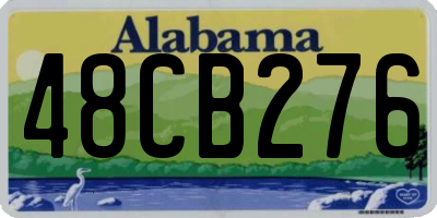 AL license plate 48CB276