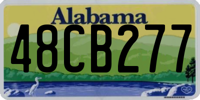 AL license plate 48CB277
