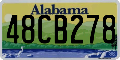 AL license plate 48CB278