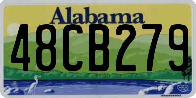 AL license plate 48CB279