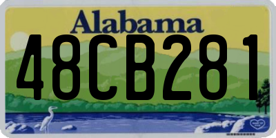 AL license plate 48CB281