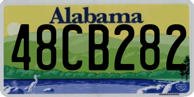 AL license plate 48CB282