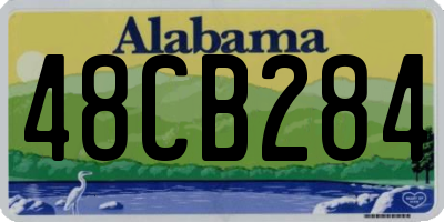 AL license plate 48CB284