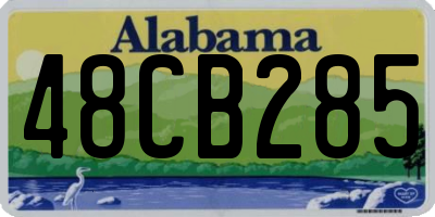 AL license plate 48CB285