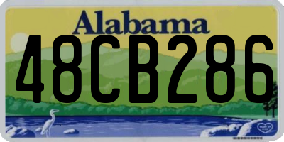 AL license plate 48CB286