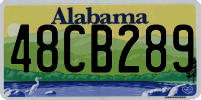 AL license plate 48CB289