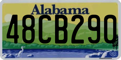AL license plate 48CB290