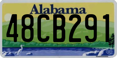 AL license plate 48CB291