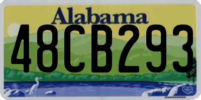 AL license plate 48CB293
