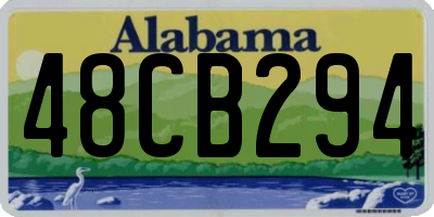 AL license plate 48CB294