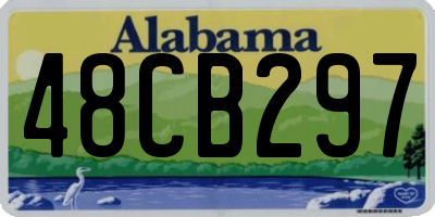 AL license plate 48CB297