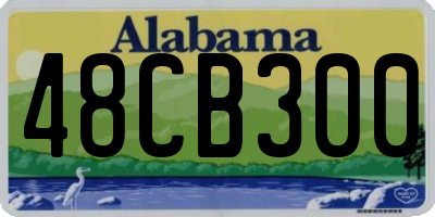 AL license plate 48CB300