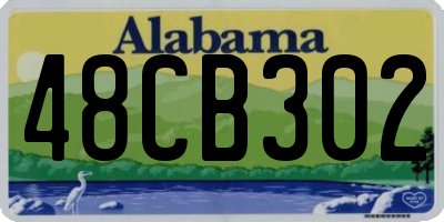 AL license plate 48CB302
