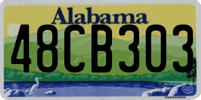 AL license plate 48CB303