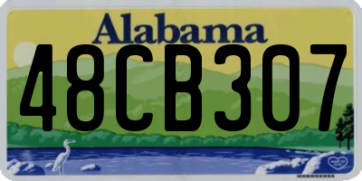 AL license plate 48CB307