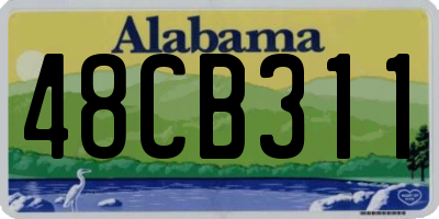 AL license plate 48CB311