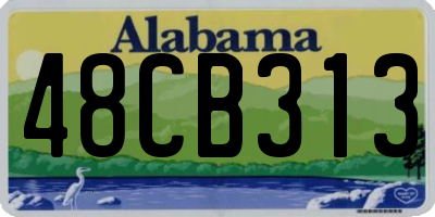 AL license plate 48CB313